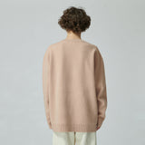 WHATTHE ビック ロゴ ニット プルオーバー/WHATTHE Big Logo Knit Pullover Pink