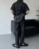 ノンフェードリネンワイドパンツ/MG516 Non-Fade Linen Wide Pants (2 colors)