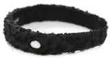 アンティックツイードヘアバンド / Antic Tweed HairBand Black Silver