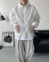 プラスティックミックスジップアップ / OWN Plastic Mix Zip-Up (2 colors)