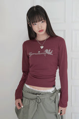 ZIZE  エンジェルキューブTシャツ (BURGUNDY)
