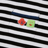 KIRSH X MISAKI KAWAI キッズアートワークストライプTシャツ
