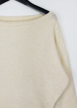 ソフトリップラインニット/Soft lip line knit (5color)