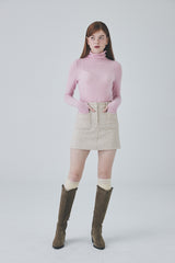 ツイードミニスカート / Tweed Mini Skirt [Beige]