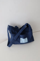 messenger bag (navy blue)