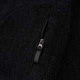 Our Story Fleece Zipup Jacket - Black (6624498090102)
