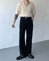 ザネクスト25mmモノグラムメッシュレザーベルト / THE NEXT 25mm Monogram Mesh Leather Belt