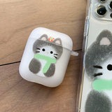 Reo - Sketch Some Cat Christmas AirPods Case_matt