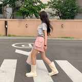 ビスケットナイロンカーゴサマーショートパンツ