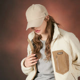Silver stud over fit ball cap