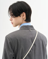 ルシッドクロップラップブレザー / [自主製作] Lucid crop wrap blazer (2 color)