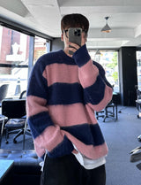cander loosefit strip knit