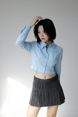 Leta Crop Shirt (2color)