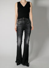 ラップクロップニットキャミ / Wrap Crop Knitted Camis (2color)