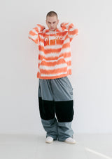 タイダイフーディ / BSR2223FWPO008 BS TIE-DYE HOODIE ORANGE