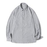 Pullover tuck Stripe Shirts S64 Black (6603994071158)