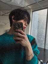 フェリーストライプモヘアニット (3 color)