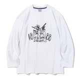Painting KKAHO long Sleeve T57 White (6614928785526)