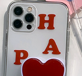 ヘプビレッドトランスペアレントケース / Hepbi Red Transparent Case