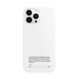 マガジンアイフォンケース/WHITE DIMANCHE MAGAZINE CASE