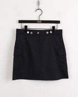 ナインビジョーポケットカーゴナイロンミニスカート/Naing Bijo Pocket Cargo Nylon Mini Skirt