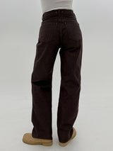 フィックスブラウンデニムパンツ/Fix Brown Denim Pants