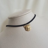 メルビーザキャットシリーズ - キャットフェイスチョーカー / Melbie the Cat Series - Cat Face Choker (Gold ver.) (Kep1er Youngeun Necklace)
