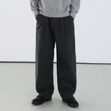 BASIC COTTON PINTUCK WIDE PANT'S