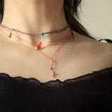 プラメリアフラワーネックレス/[CCNMADE] Plumeria Flower Necklace (5color)