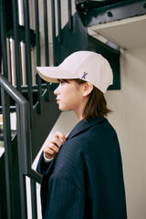 【Miyu Kaneko Limited Color】VARZAR Stud logo over fit ball cap 