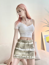 Bダイアスカート/436. B dia sk (gray, olive beige)