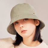 VA Square Stud 6-Panel Bucket Hat / Lightkhaki