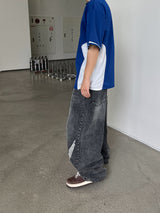 snow wide denim PT -2C