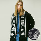 WFTB PAISLEY FOOTBALL MUFFLER BLACK
