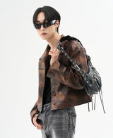 クロッカータイダイブレザー/[自主製作] Crocker tie-dye blazer