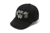 フラワーロゴボールキャップ / FLOWER LOGO BALL CAP_BLACK