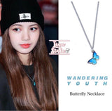 Butterfly Necklace (4 Colors) (6590324768886)
