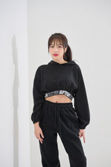 フーデッドクロップスウェットシャツ / (9086) USS Hooded Crop Sweatshirt
