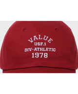 DIVスローガンキャップ/DIV Slogan Cap (Deep Red)