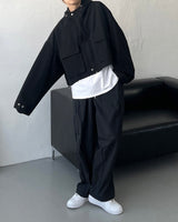 CHフォードカーゴワイドパンツ / CH Ford Cargo Wide Pants (2 colors)