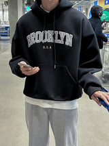 オーバーサイズブルックリンフーディ / Oversized-fit Brooklyn Hoodie (3 colors)