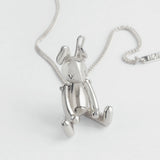 バニーシルバーネックレス / BUNNY_silver (6544672489590)