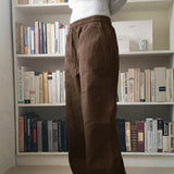 [MADE] Pron Pitch Napping Cotton Banding Long Wide Pants