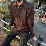 ASCLO Need U Half Zip Up Knit (4color)