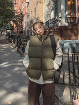 (UNISEX) ユランベーシックハーフダウンベスト