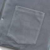 [Riversible]Fleece & Padding Vest V2 Gray (6622450614390)