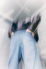 Bluesf ウォッシングスター デニムパンツ
