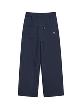 ONE TUCK WIDE SWEATPANTS NAVY