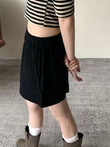 モンニーサマーエンボススリーピースショーツ / Mongni summer embossed three-piece shorts