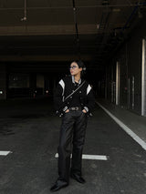 [UNISEX] ヴァラシティスタジアムレザーポイントジャケット